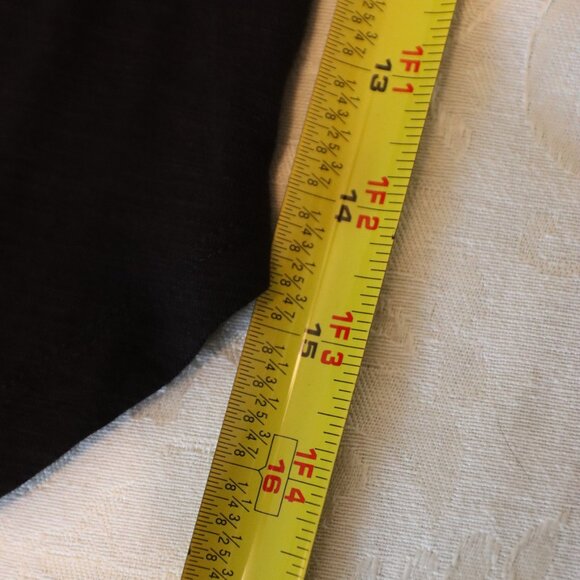 Old Navy Black Luxe Pleat Tunic Long Sleeve Top Womens Size XXL Rayon/Viscose - Picture 9 of 11